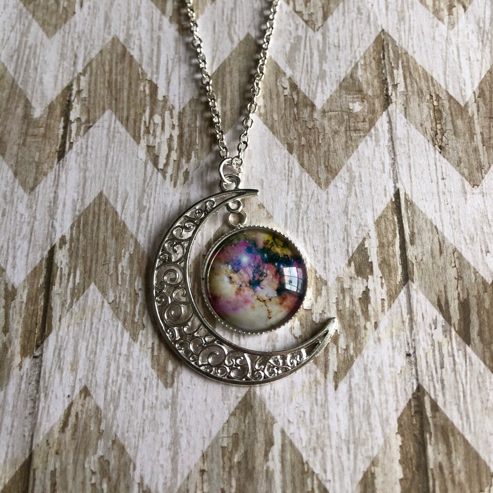 Crescent Moon Necklace *HANDMADE BY ME**FIRM**